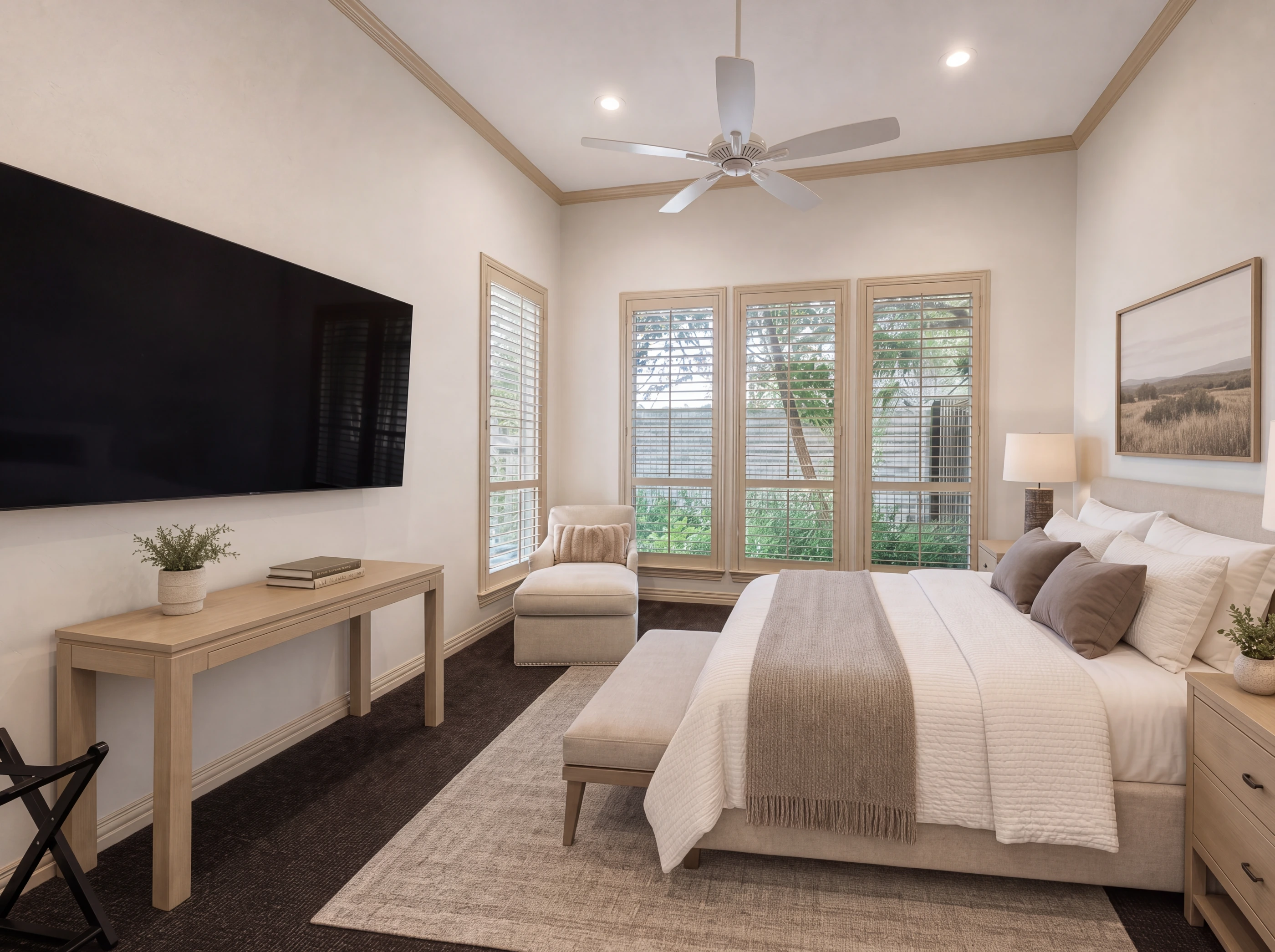 Main-level primary bedroom