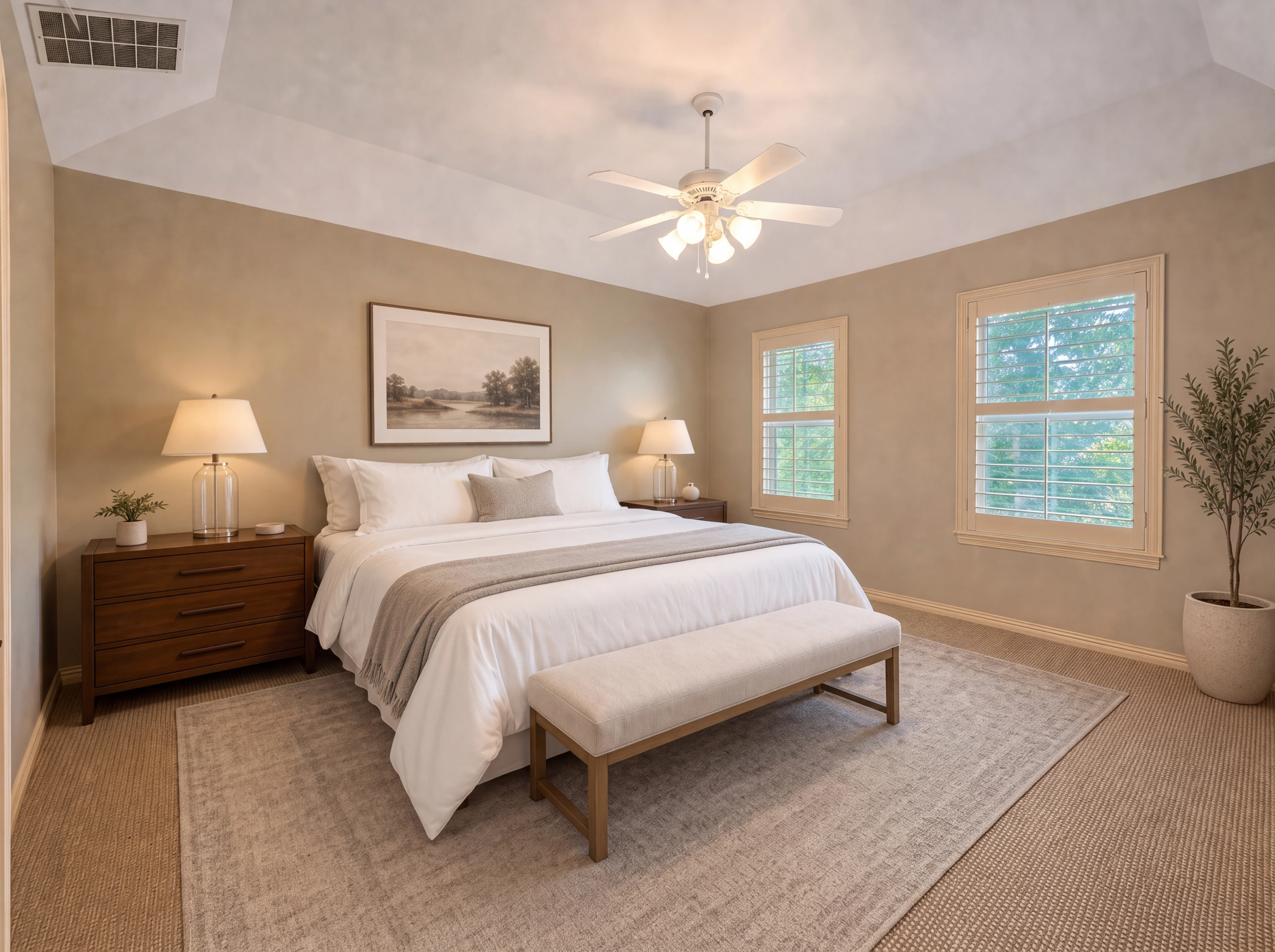Second upstairs guest bedroom