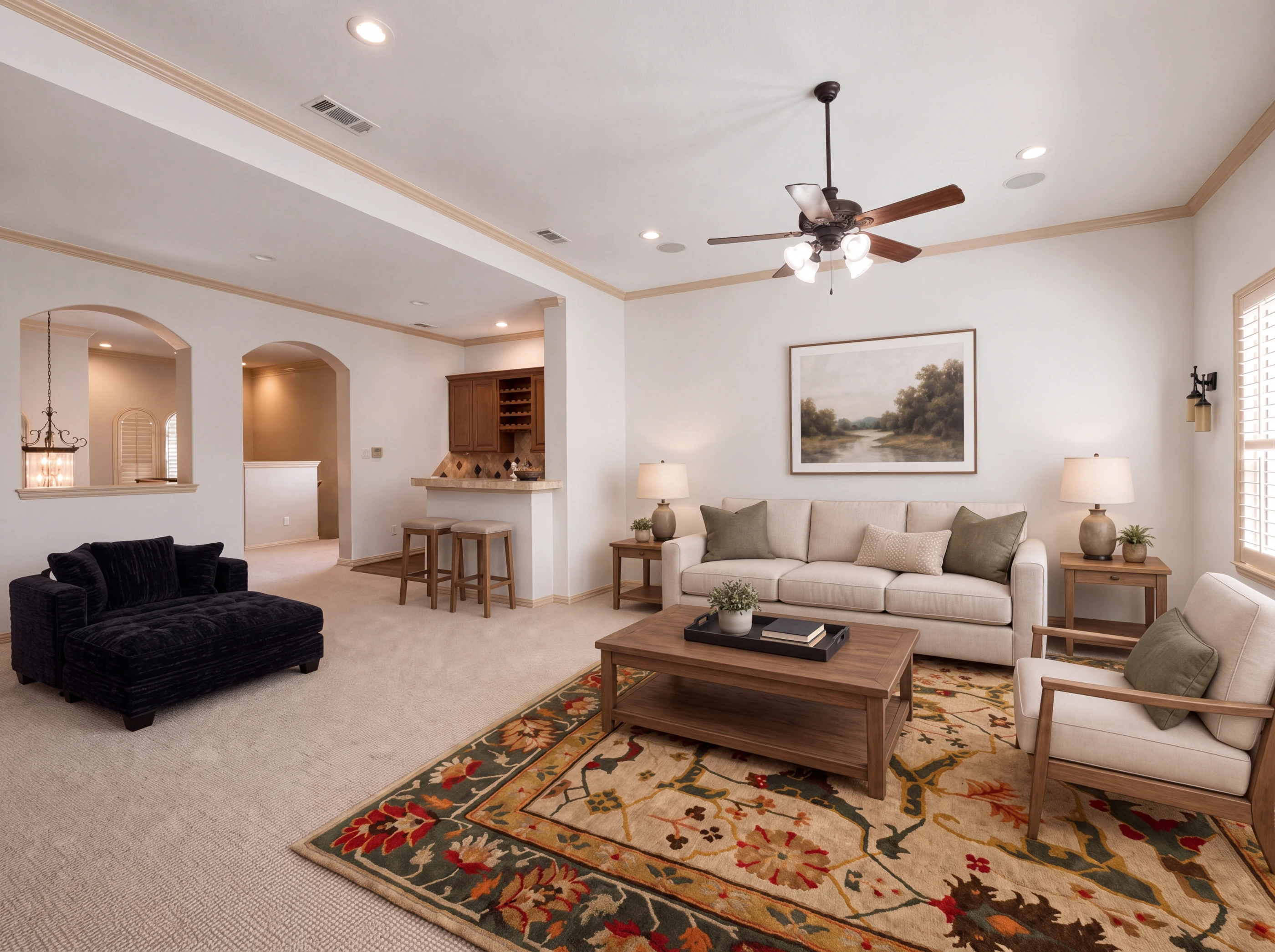 Game room, alternate angle